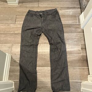 John Varvatos Gray Straight Jeans